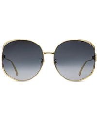 Gucci - Round-Frame Sunglasses - Lyst