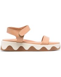 Ancient Greek Sandals - Salamina Sandalen Met Golfdetail - Lyst