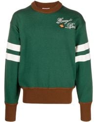 KENZO - Logo-Embroidered Wool-Blend Jumper - Lyst