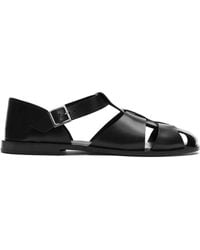 SCAROSSO - Apollo Leather Sandals - Lyst