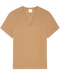 Courreges - Logo-Embroidered Cotton-Blend T-Shirt - Lyst