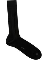 Tom Ford - Logo-Embroidered Ribbed Socks - Lyst