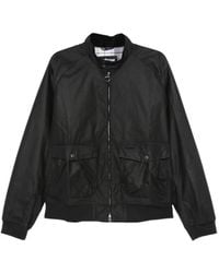 Barbour - Zip-Up Bomber Jacket - Lyst