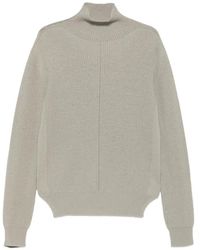 Rick Owens - Ribbed High-Neck Sweater - Lyst