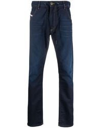 DIESEL - Krooley Tapered Drawstring Jeans - Lyst