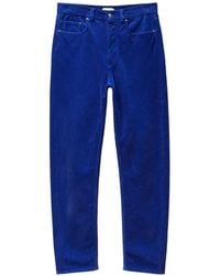 Versace - Straight Corduroy Velvet Pants - Lyst