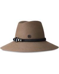 Maison Michel - Kate Wool-felt Fedora Hat - Lyst