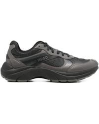 HUGO - Panelled Sneakers - Lyst