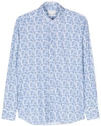 Dell'Oglio - Hemd Mit Blumen-Print - Lyst