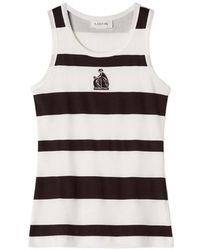 Lanvin - Striped Tank Top - Lyst