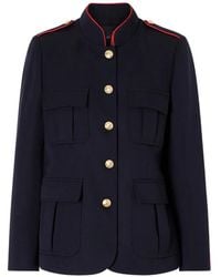 Nili Lotan - Front Flap-Pocket Jacket - Lyst
