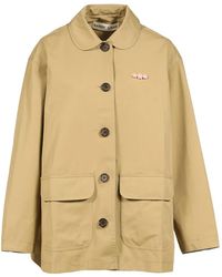 Sandy Liang - Romaine Barn Star-Embellished Coat - Lyst