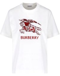Burberry - Heart Knight Cotton T-Shirt - Lyst