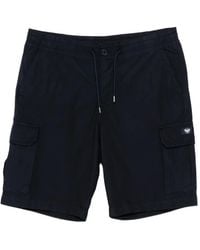 Emporio Armani - Logo-Patch Cargo Shorts - Lyst