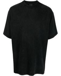 Balenciaga - Rhinestone-logo Cotton T-shirt - Lyst