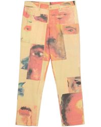 Kidsuper - Collage Faces Trousers - Lyst