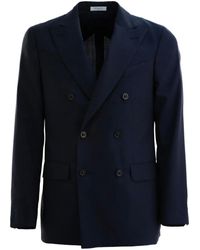 Boglioli - Double-Breasted Pocket-Detail Blazer - Lyst