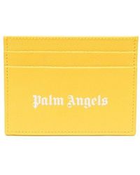 Palm Angels - Tarjetero con logo estampado - Lyst