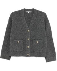 Maje - Button-Up Patch-Pocket Cardigan - Lyst