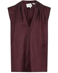 Loulou de Saison - Sade V-Neck Sleeveless Top - Lyst