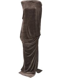 Rick Owens - Abito Con Scollo Drappeggiato - Lyst