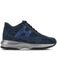 Hogan - Interactive Low-Top Suede Sneakers - Lyst