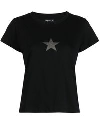agnès b. - Star-print Cotton T-shirt - Lyst