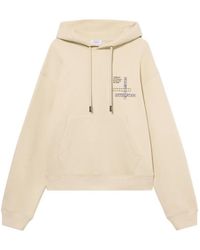 Off-White c/o Virgil Abloh - Logo-Print Drawstring Hoodie - Lyst