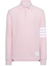 Thom Browne - Polo À Plaque Logo - Lyst