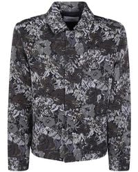 Les Deux - Sobrecamisa Con Motivo Floral En Jacquard - Lyst