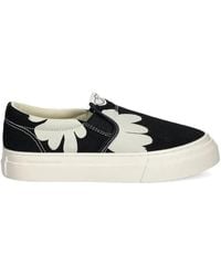 Stepney Workers Club - Flower-Print Slip-On Sneakers - Lyst