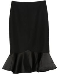 Fendi - Ruffled Midi Skirt - Lyst