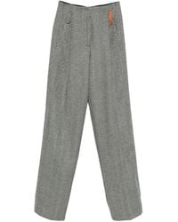 Forte Forte - Pantalon Droit À Motif De Chevrons - Lyst