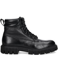 Baldinini - Lather Lace-Up Boots - Lyst