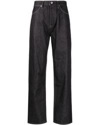 Jil Sander - Contrast-stitching Cotton Jeans - Lyst