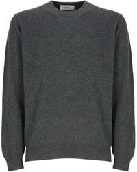 Della Ciana - Crew-Neck Ribbed-Trims Sweater - Lyst