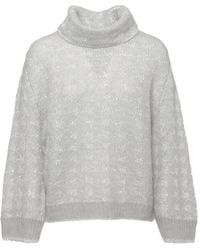 Panicale - Rollkragenpullover Mit Pailletten - Lyst