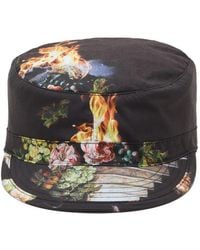 Undercover - X Emma Bennet Floral-Print Hat - Lyst