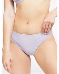 Roxy - Mid Of Freedom Ribbed-Knit Bikini Bottoms - Lyst