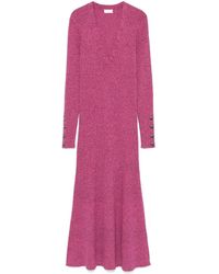 Liu Jo - Gebreide Midi-Jurk - Lyst