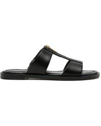 MICHAEL Michael Kors - Berkley Zip Leather Sandals - Lyst