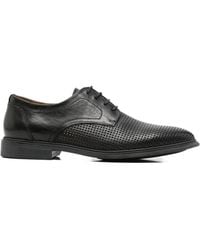 SERGIO MORETTI FIRENZE - Perforated Leather Lace-Up Shoes - Lyst