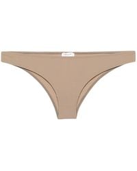Saint Laurent - Elasticated-Waistband High-Cut Bikini Bottoms - Lyst