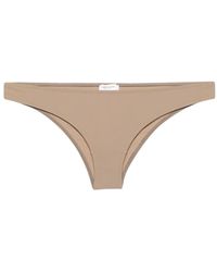 Saint Laurent - Elasticated-Waistband High-Cut Bikini Bottoms - Lyst