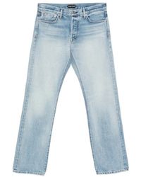 Tom Ford - Faded Straight Jeans - Lyst