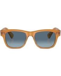 Oliver Peoples - Birell Square-Frame Sunglasses - Lyst