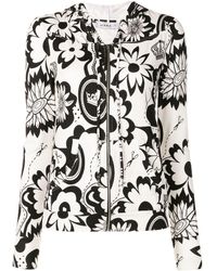 Amir Slama - Floral-print Zip-up Jacket - Lyst
