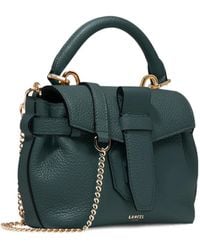 Lancel - S Charlie Grained-Leather Tote Bag - Lyst
