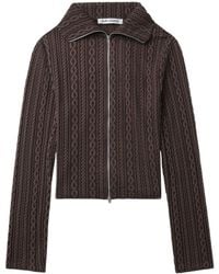 Our Legacy - Patterned-jacquard Cardigan - Lyst