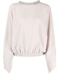 Fabiana Filippi - Maglione Con Decorazione Di Perline - Lyst